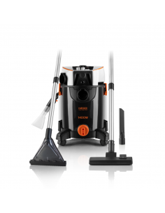 Aspirador Extrator HAEGER Ultra Clean 1400W – Aspira e Lava, Limpeza de Carpetes, Estofos e Sofás, 21KPa, Depósitos 20L/4L
